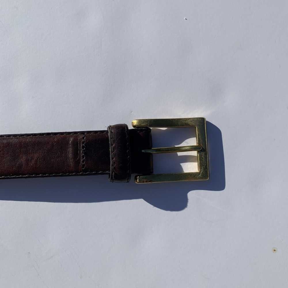 Claiborne × Genuine Leather × Vintage Vintage Dar… - image 2