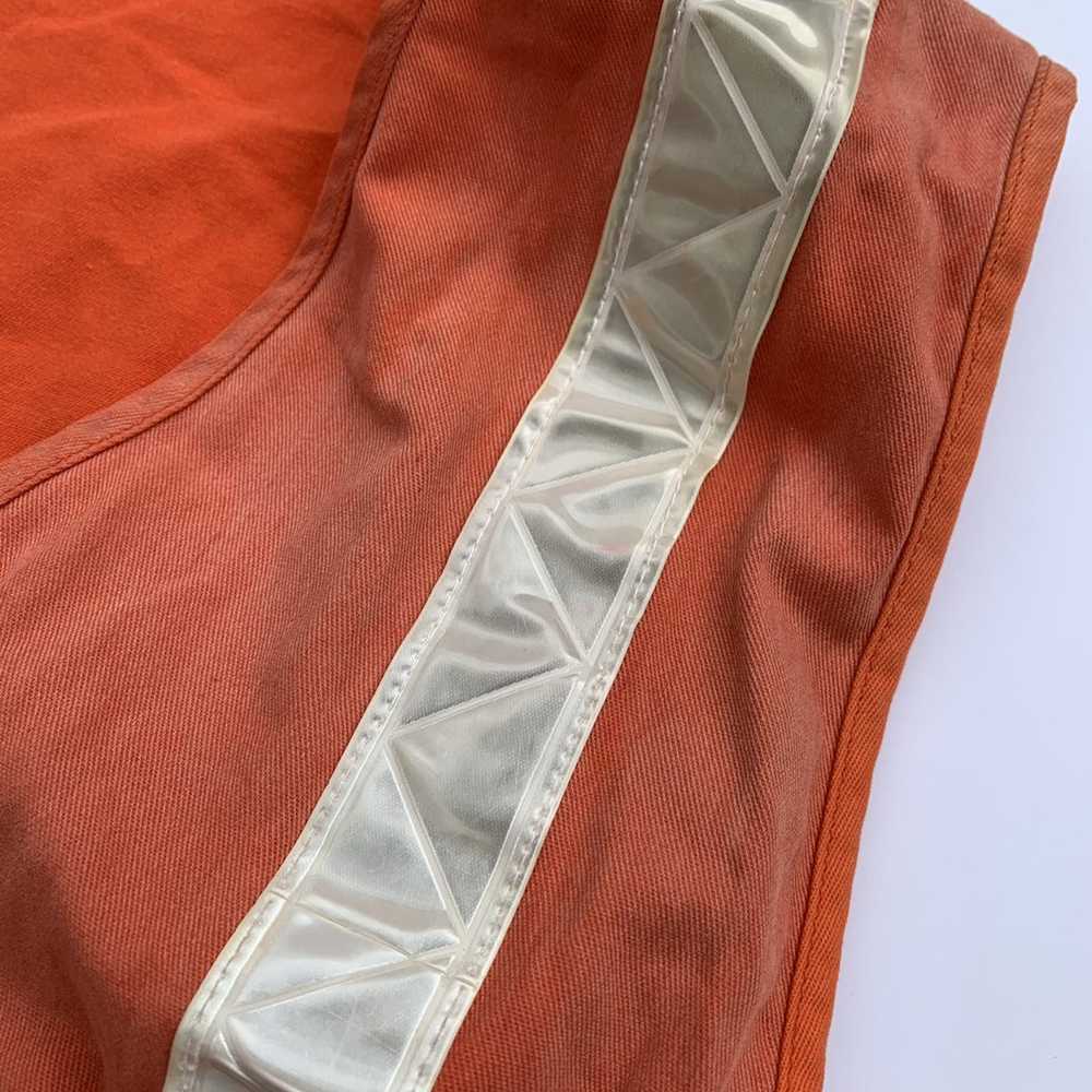 Streetwear × Vintage Vintage Faded Orange High Vi… - image 3