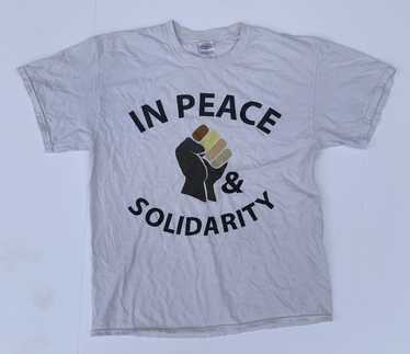 Gildan × Vintage Vintage In Peace & Solidarity T-… - image 1