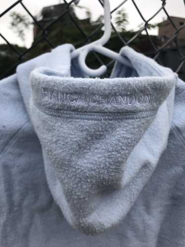 Bianca Chandon Inside Out Light Blue Fleece Hoodie