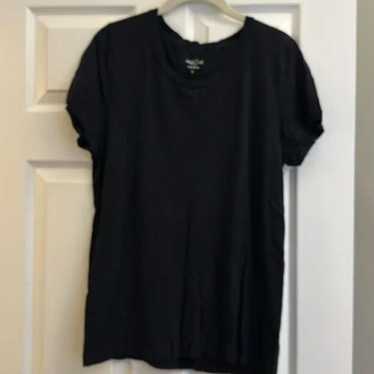 J Crew Vintage Cotton black tshirt size XL - image 1