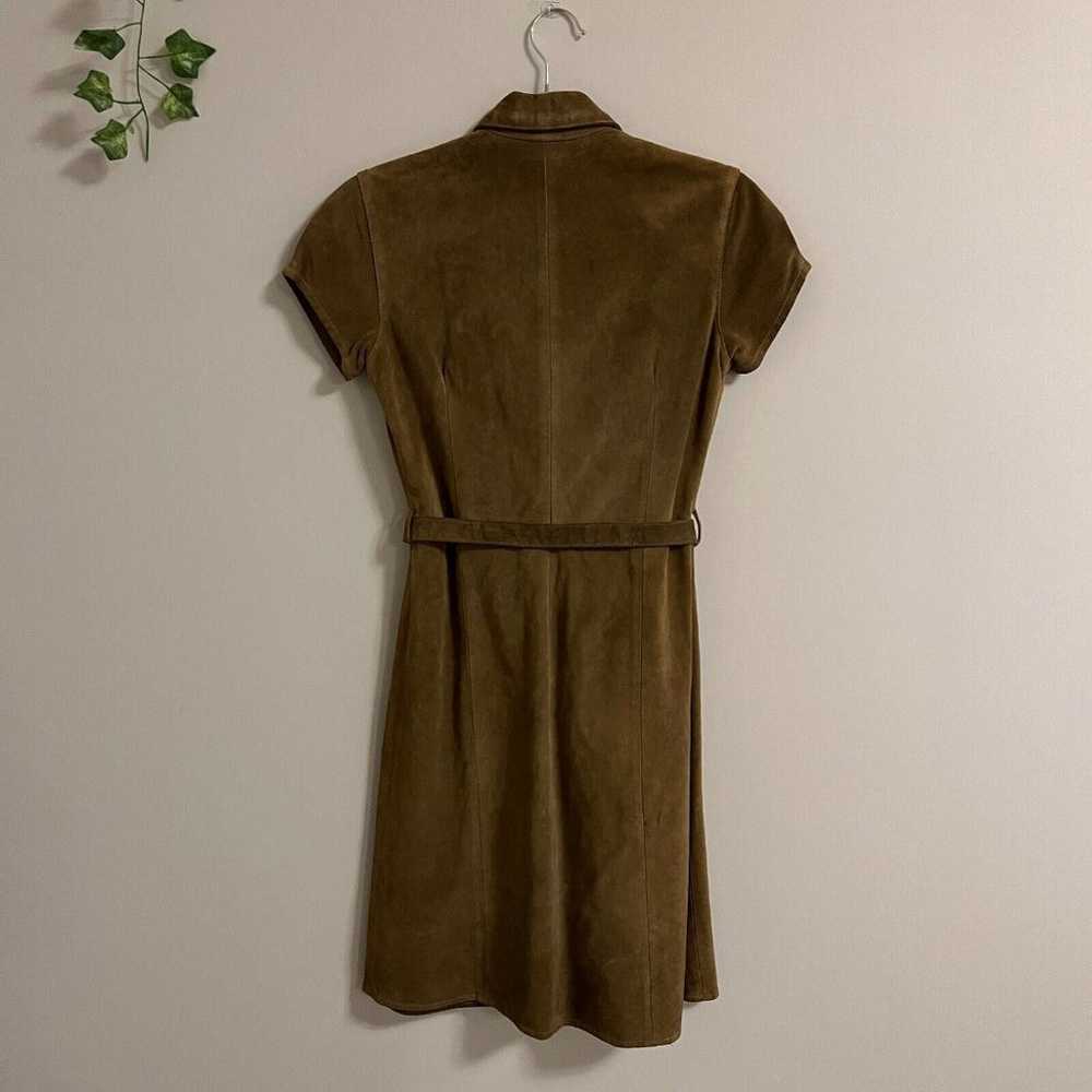 Vintage Banana Republic Womens Suede Leather Fit … - image 4