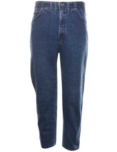 Dark Wash Lee Denim Trousers - W26 L26 - image 1