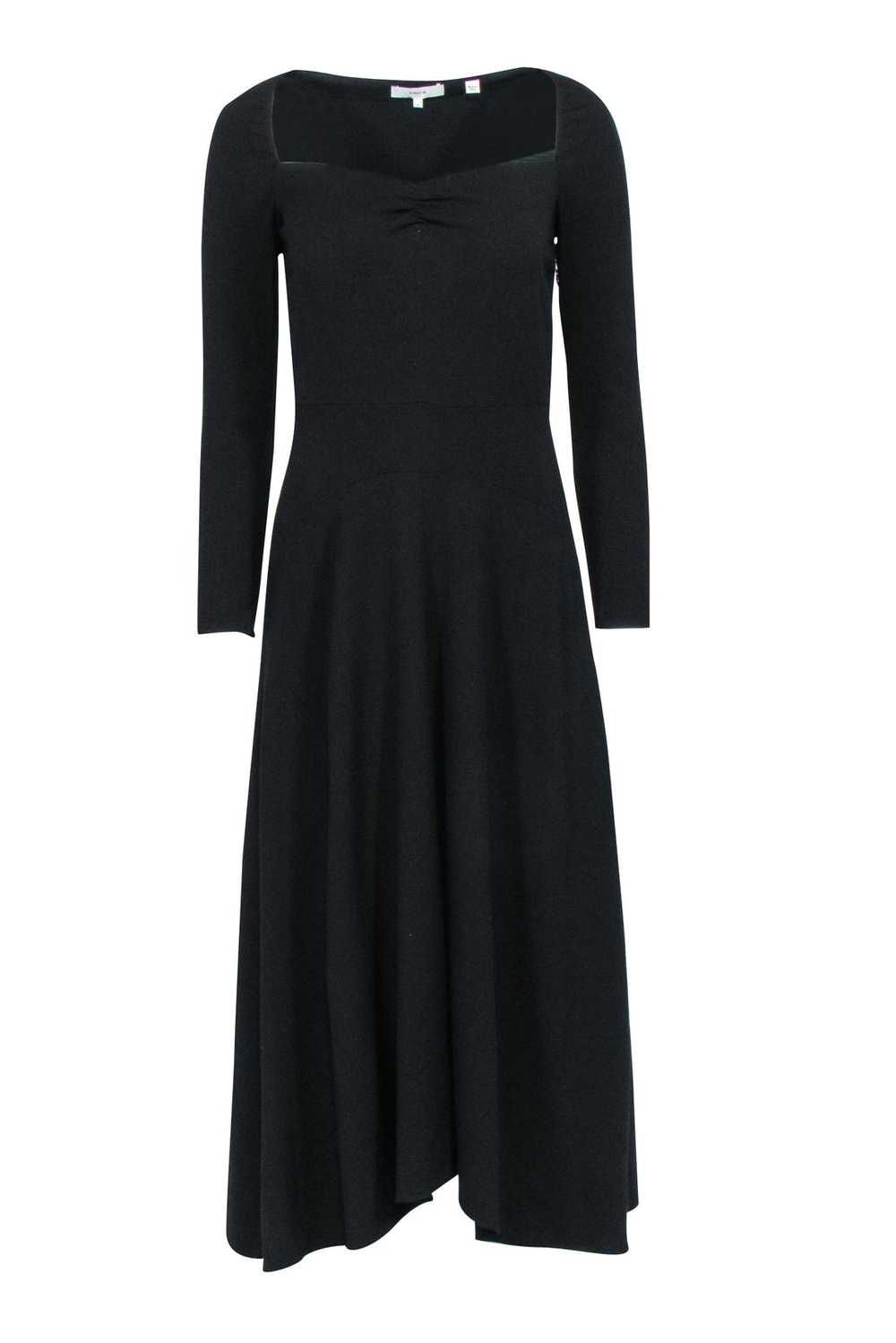 Vince - Black Long Sleeve Midi Dress Sz 0 - image 1