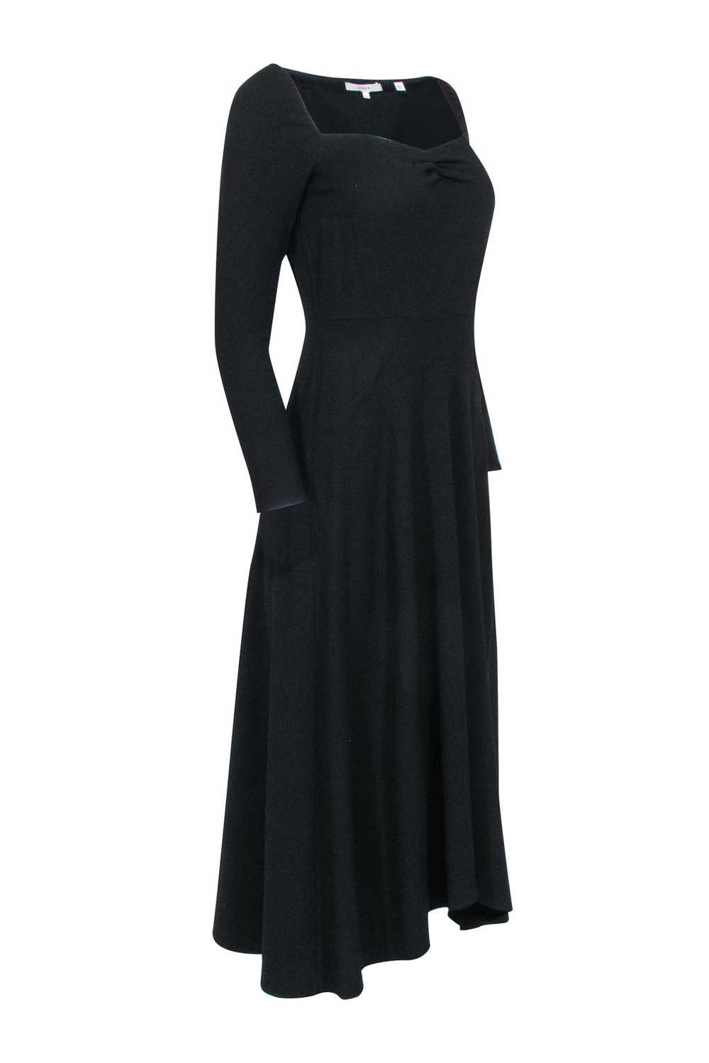 Vince - Black Long Sleeve Midi Dress Sz 0 - image 2