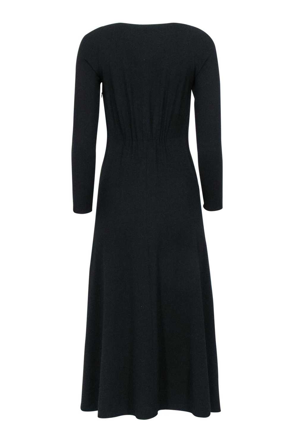 Vince - Black Long Sleeve Midi Dress Sz 0 - image 3