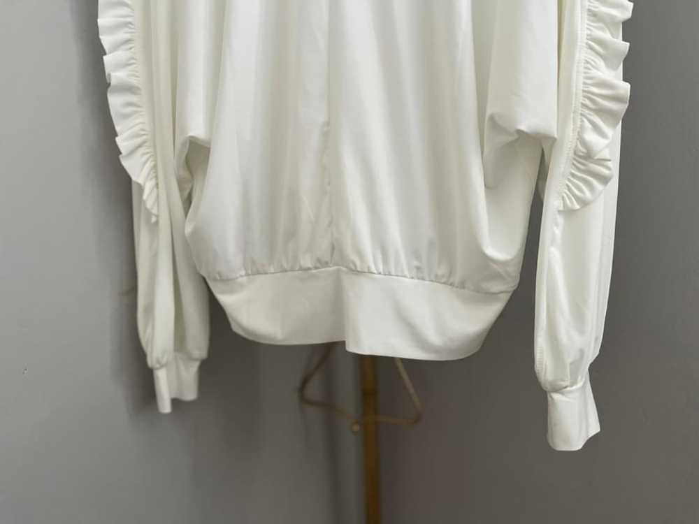 CATHERINE MALANDRINO White Ruffled Top (XS) - image 2