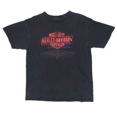 1999 Vintage Harley Davidson Singapore T-Shirt Bl… - image 1