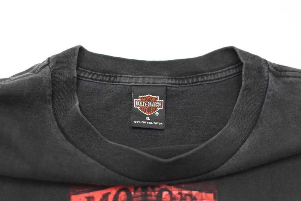 1999 Vintage Harley Davidson Singapore T-Shirt Bl… - image 3