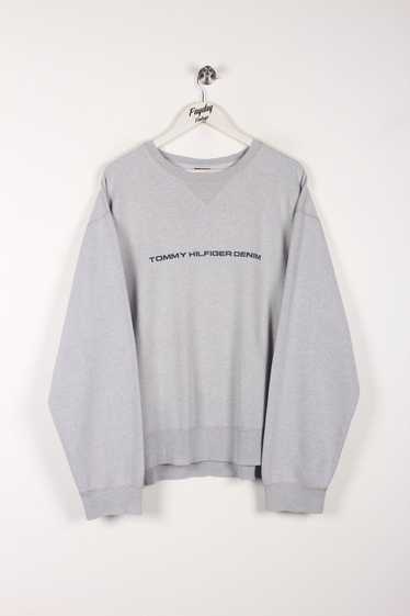 90's Tommy Hilfiger Sweatshirt Grey XL