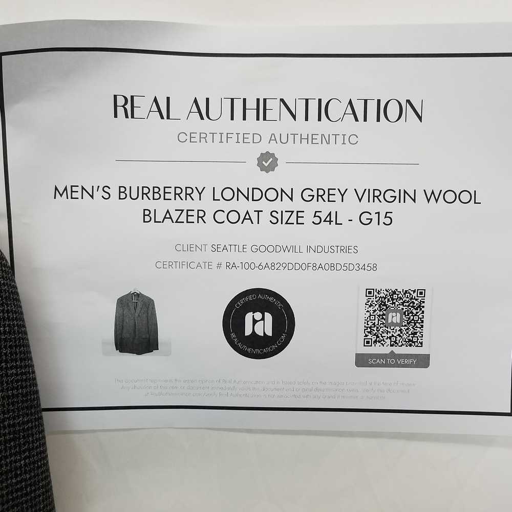 AUTHENTICATED MENS BURBERRY LONDON VIRGIN WOOL BL… - image 2