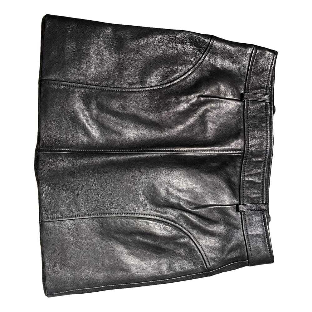 Khaite Leather mini skirt - Gem