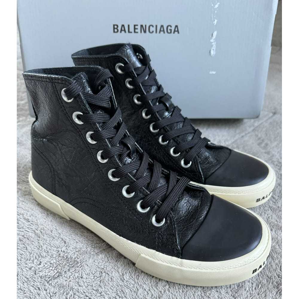 Balenciaga Paris leather trainers - image 5