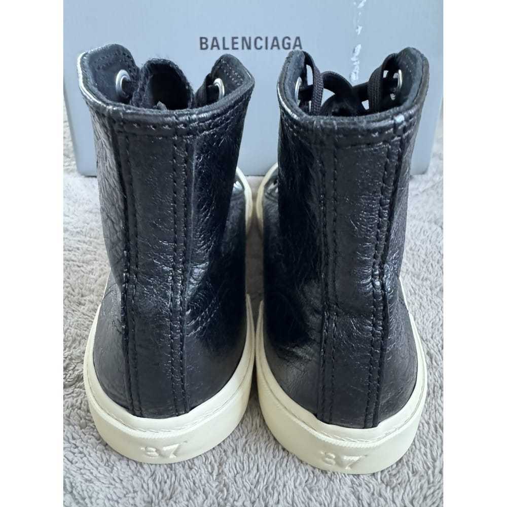 Balenciaga Paris leather trainers - image 6