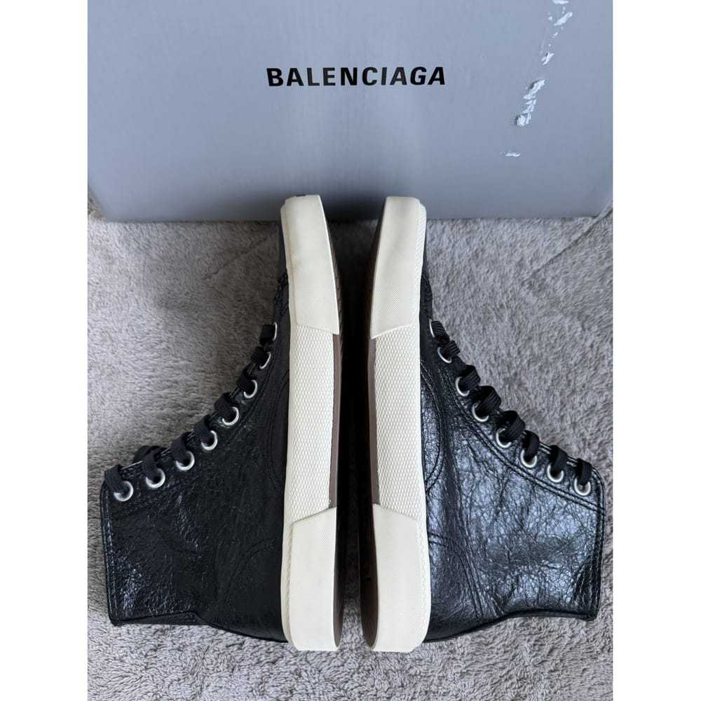 Balenciaga Paris leather trainers - image 9