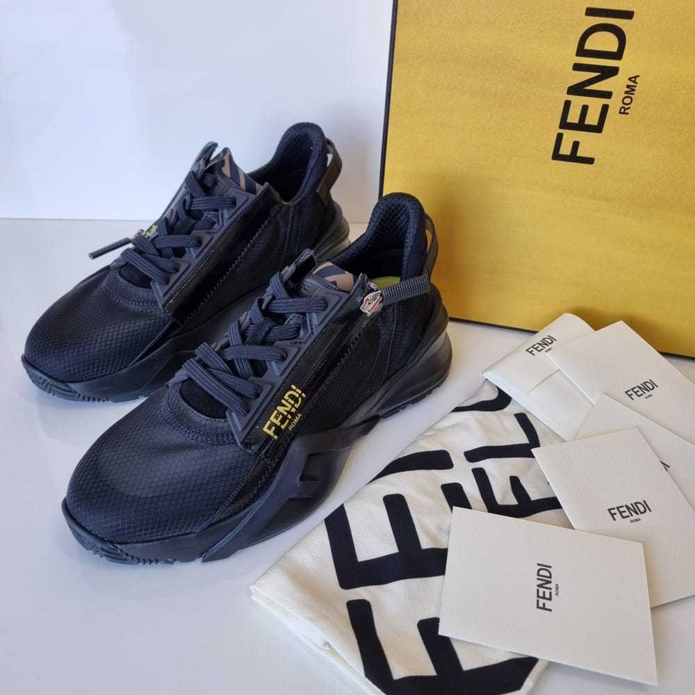 Fendi Cloth high trainers - image 3