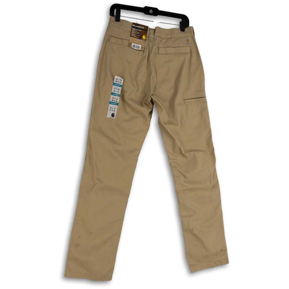 Carhartt NWT Mens Beige Flat Front Relaxed Fit St… - image 2