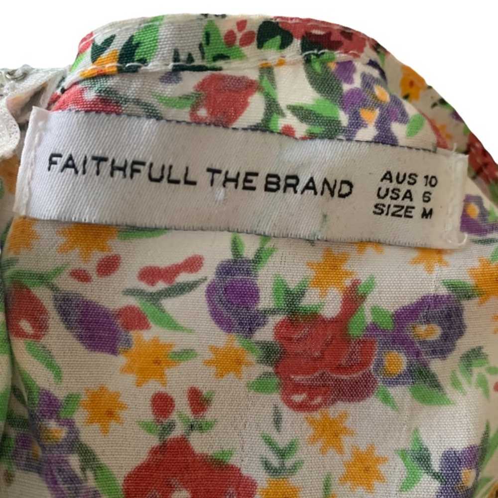 Faithfull the Brand Emilia Floral Crepe Tie Sleev… - image 2