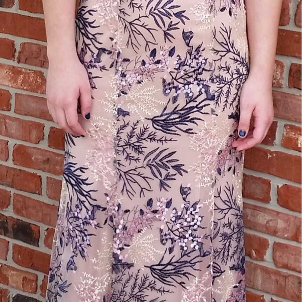 Floral Embroidery Prom Dress - image 9