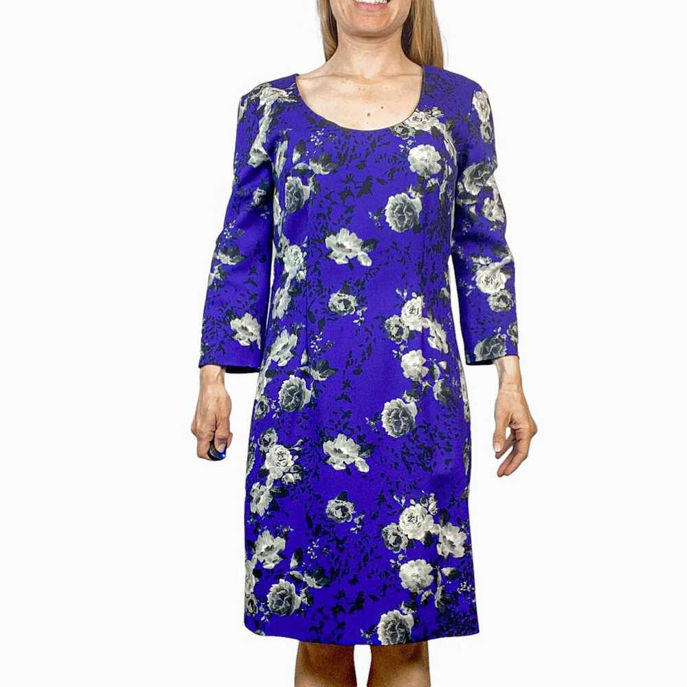 Prabal Gurung Blue Floral Dress - image 3