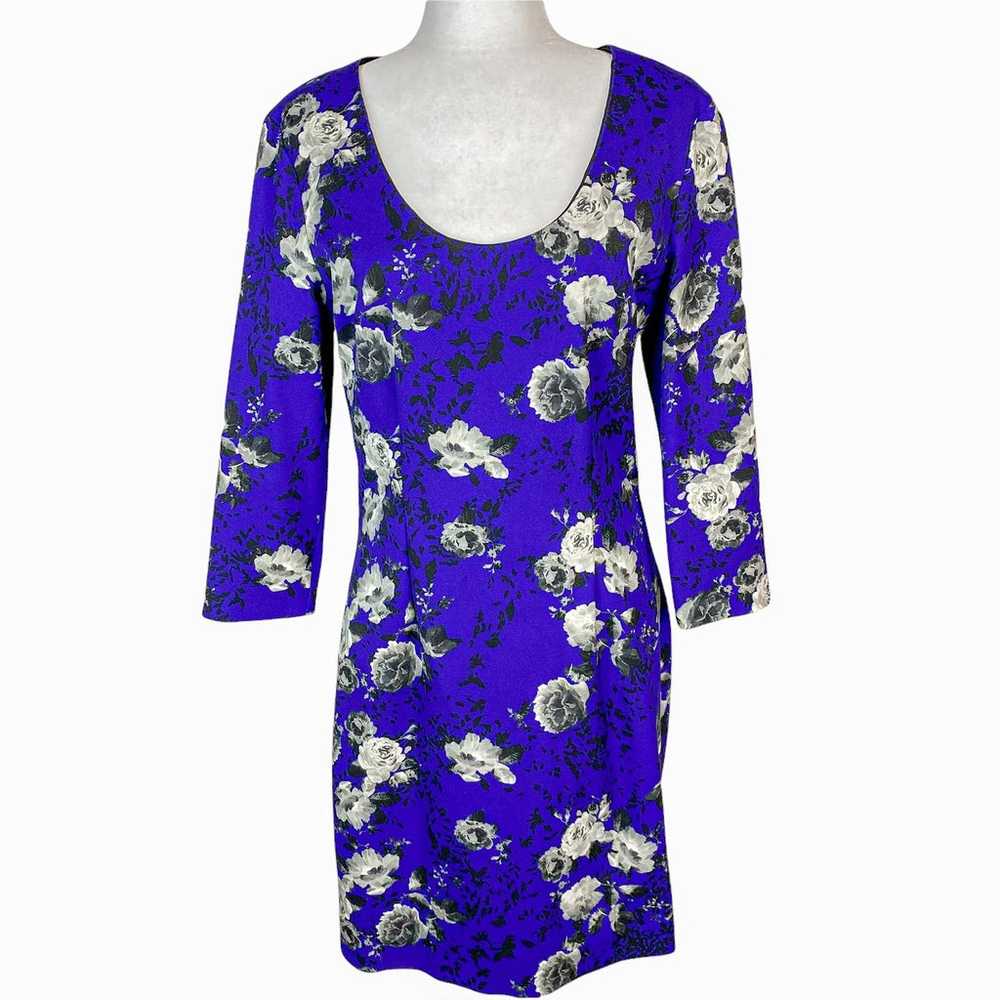 Prabal Gurung Blue Floral Dress - image 5