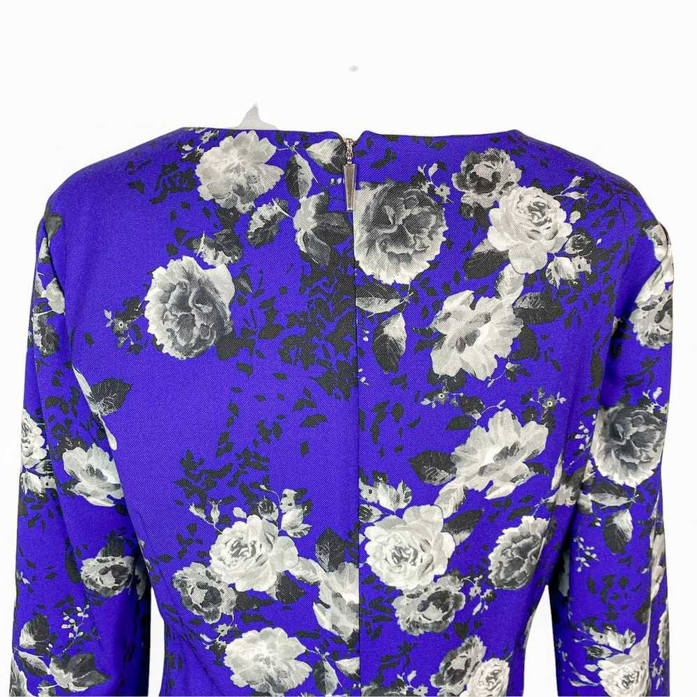 Prabal Gurung Blue Floral Dress - image 8