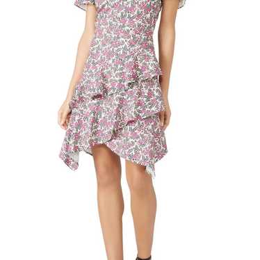Stylestalker Moana Mini Dress Floral Print Open Ba
