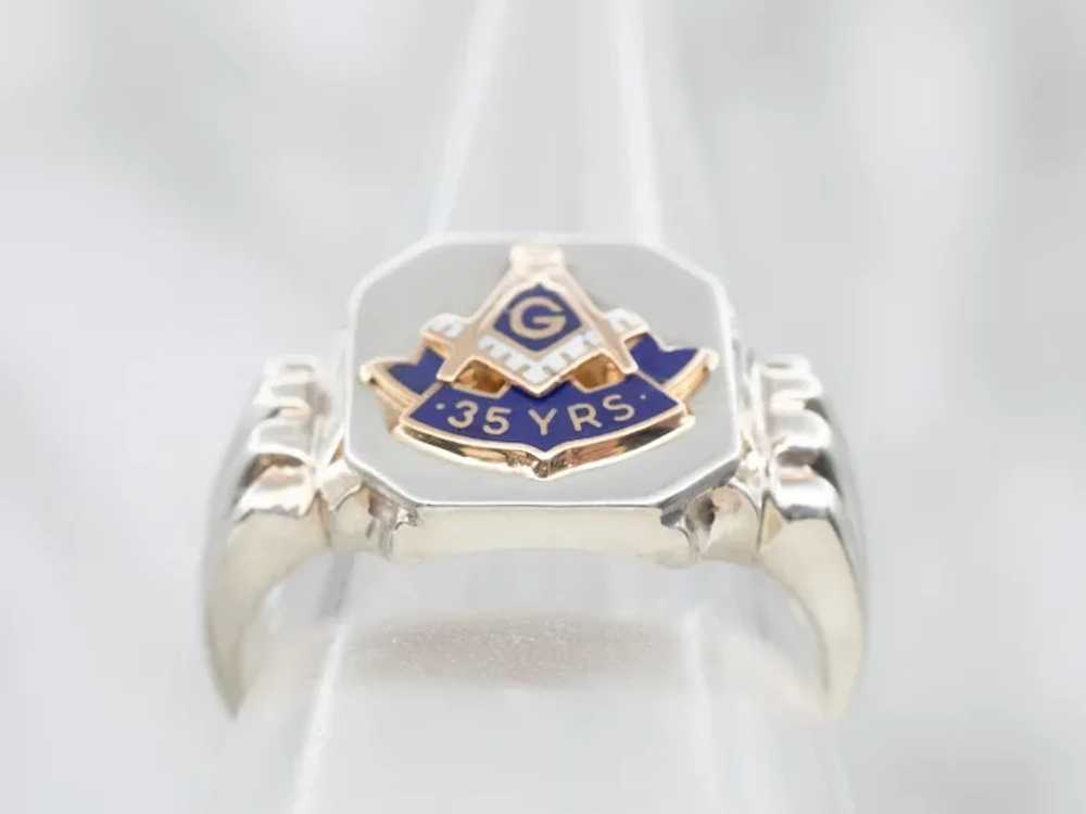 Vintage Masonic 35th Year Anniversary Statement R… - image 3