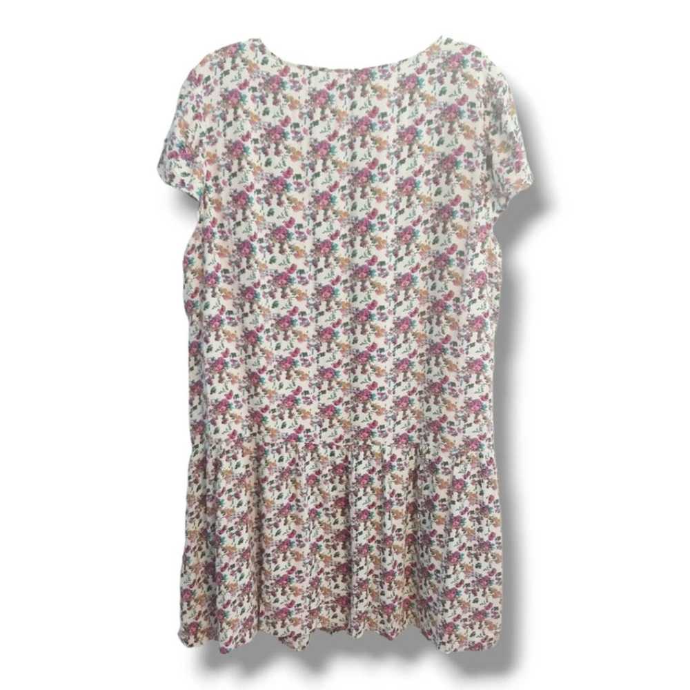 Garnet Hill Summer Day Babydoll Dress in Floral S… - image 2
