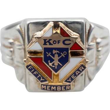 Knights of Columbus 50th Year Anniversary Ring - image 1