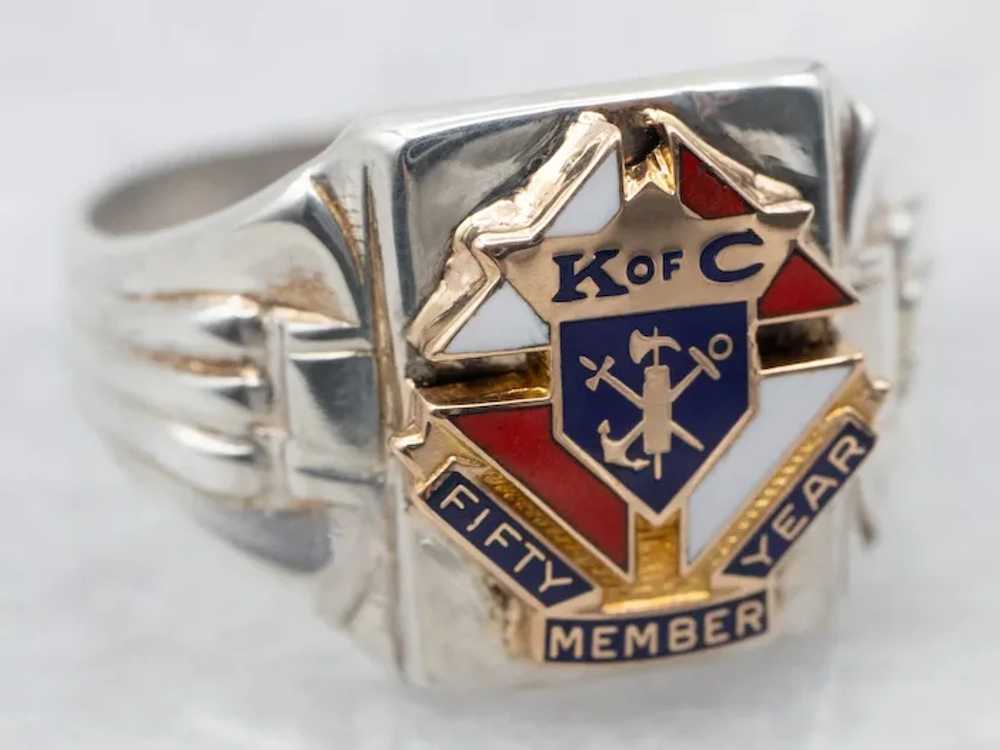Knights of Columbus 50th Year Anniversary Ring - image 2