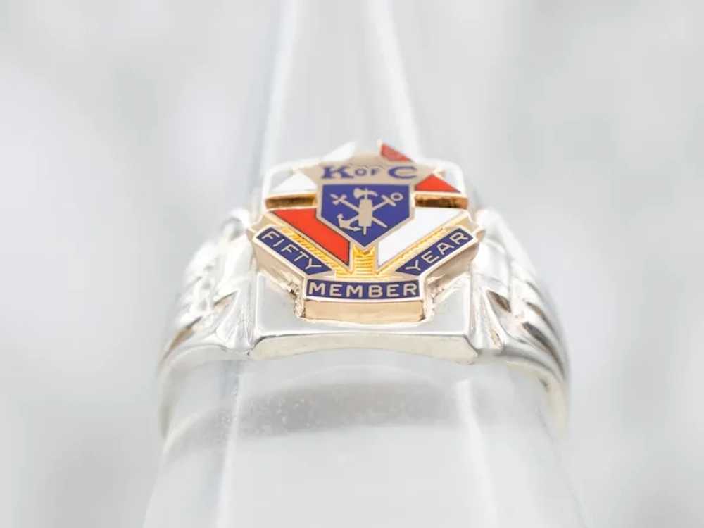 Knights of Columbus 50th Year Anniversary Ring - image 3