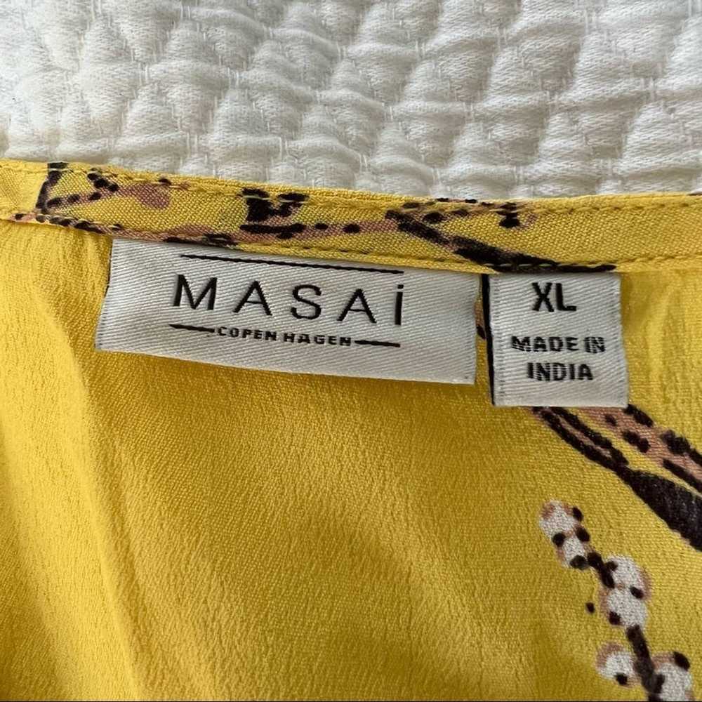 Masai Nasli Gathered V-Neck Blossom Print Dress •… - image 5