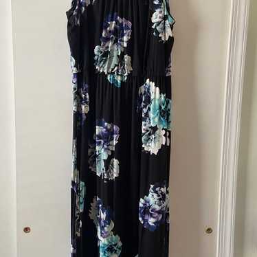 adrianna papell floral maxi dress