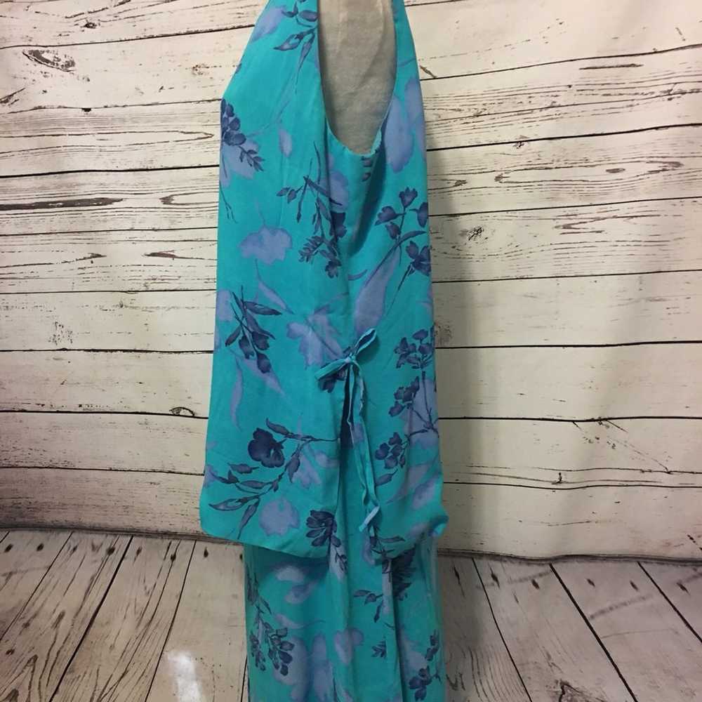 Turquoise & Lavender 2-piece Dress - image 2