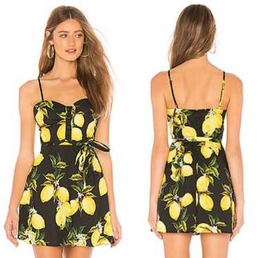 L’ACADEMIE Black Lemon The Harlow Mini Dress - image 1