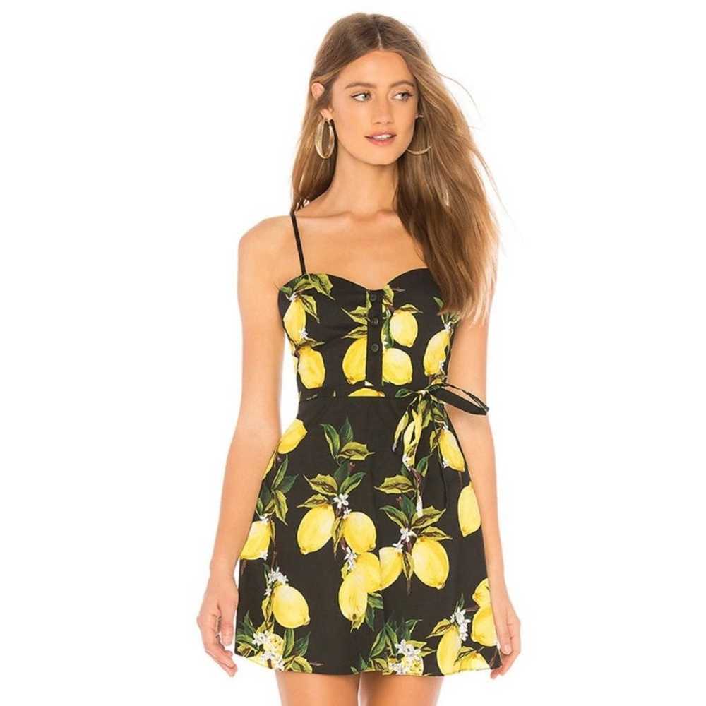 L’ACADEMIE Black Lemon The Harlow Mini Dress - image 2
