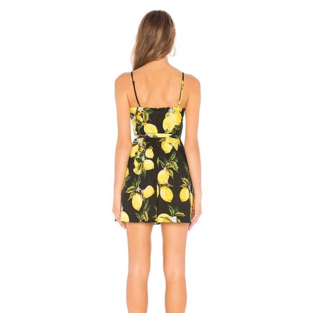 L’ACADEMIE Black Lemon The Harlow Mini Dress - image 4