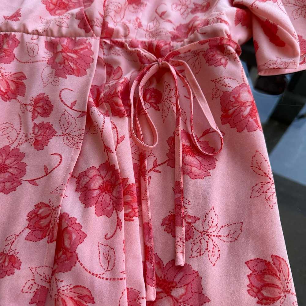 Torrid Floral Georgette Flutter Sleeve Wrap Dress… - image 9