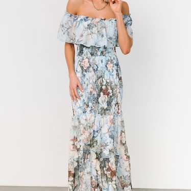 Marta Smocked Midi Dress, Multi Floral