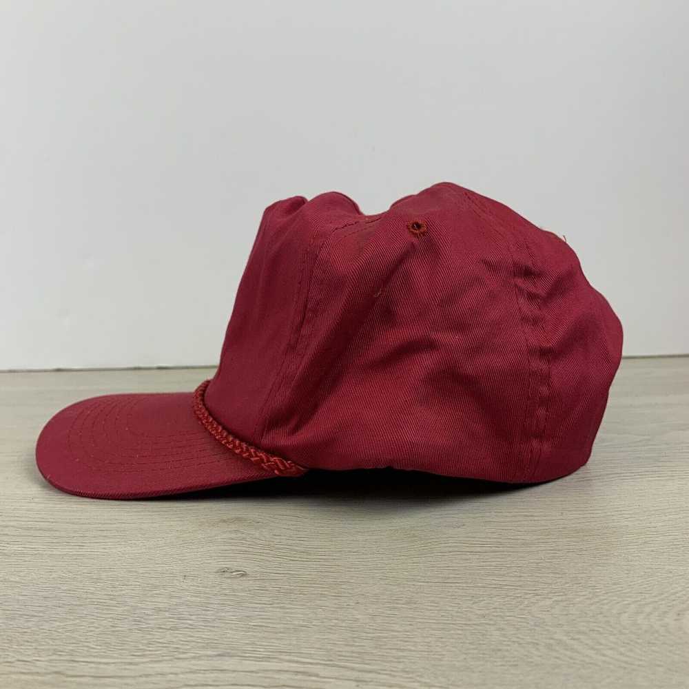 Other Red Baseball Hat Adjustable Red Hat Adult O… - image 4