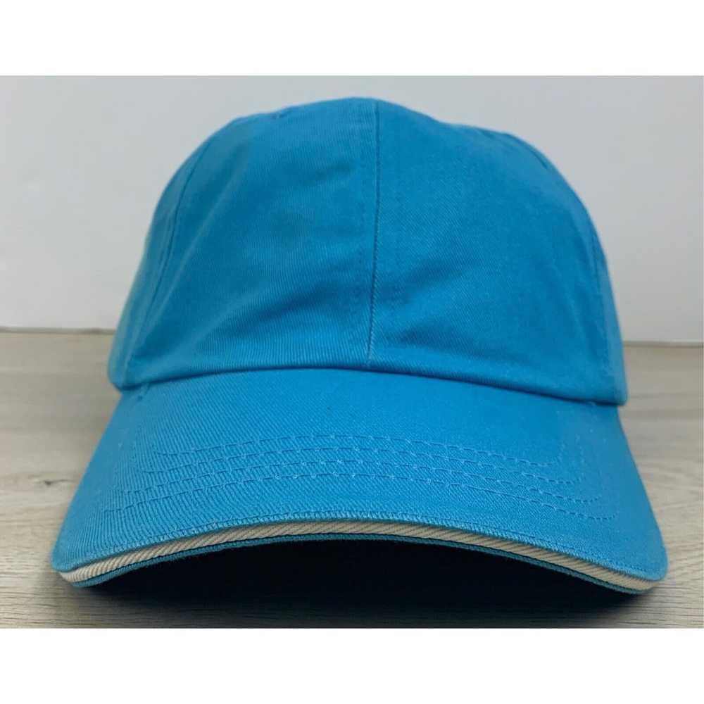 Other Plain Light Blue Hat Adjustable Blue Hat Ad… - image 1