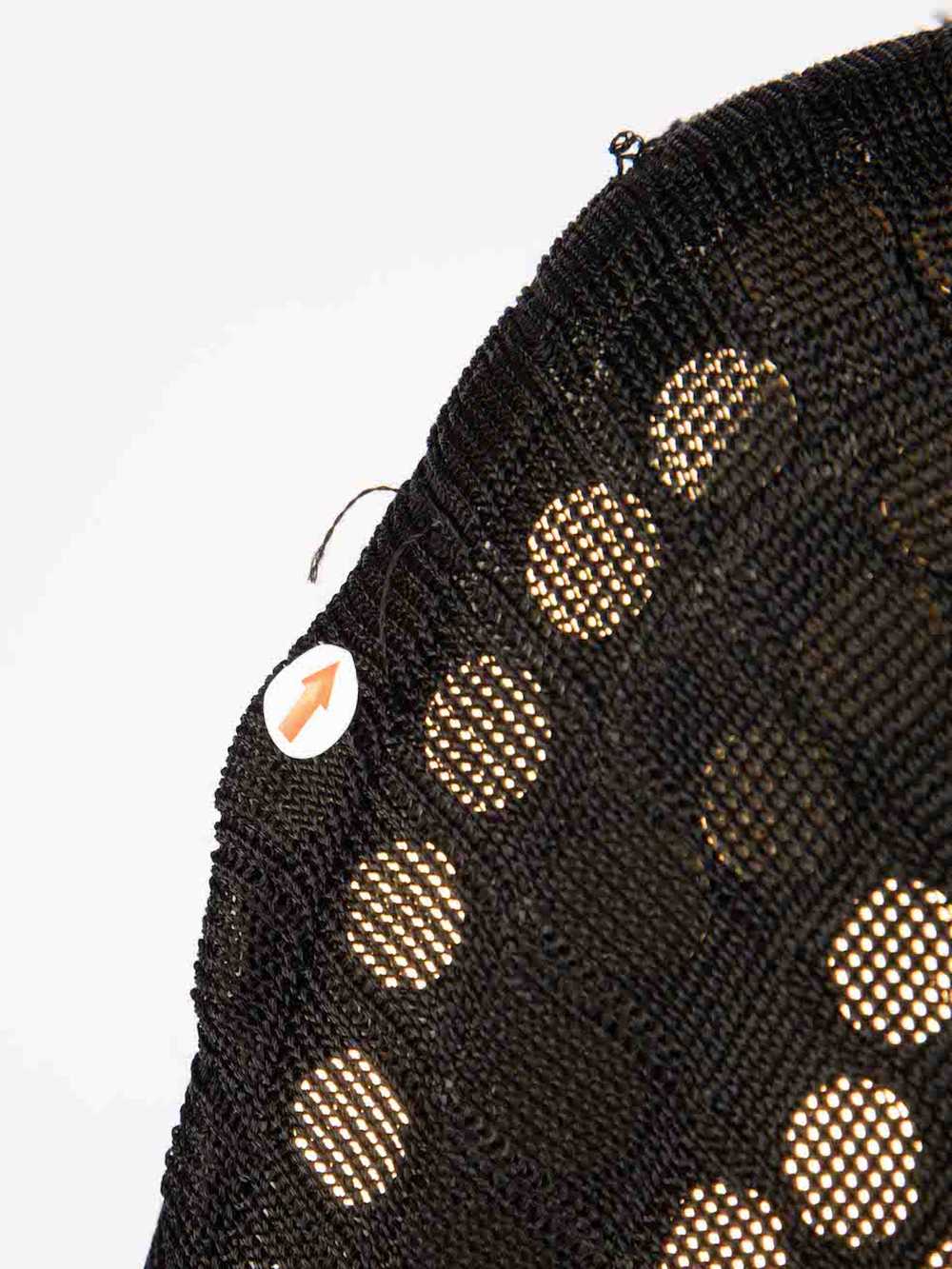 Stella McCartney Black Sequin Knit Jumper Dress - image 6