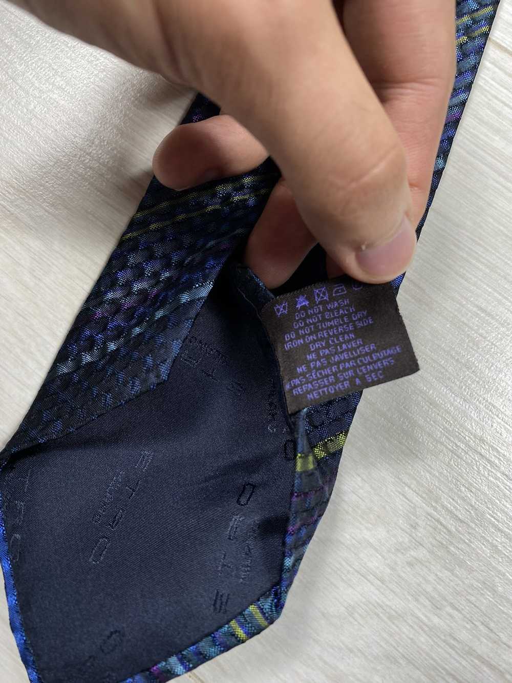 Etro × Luxury × Vintage ETRO Striped Cravatte Tie - image 7