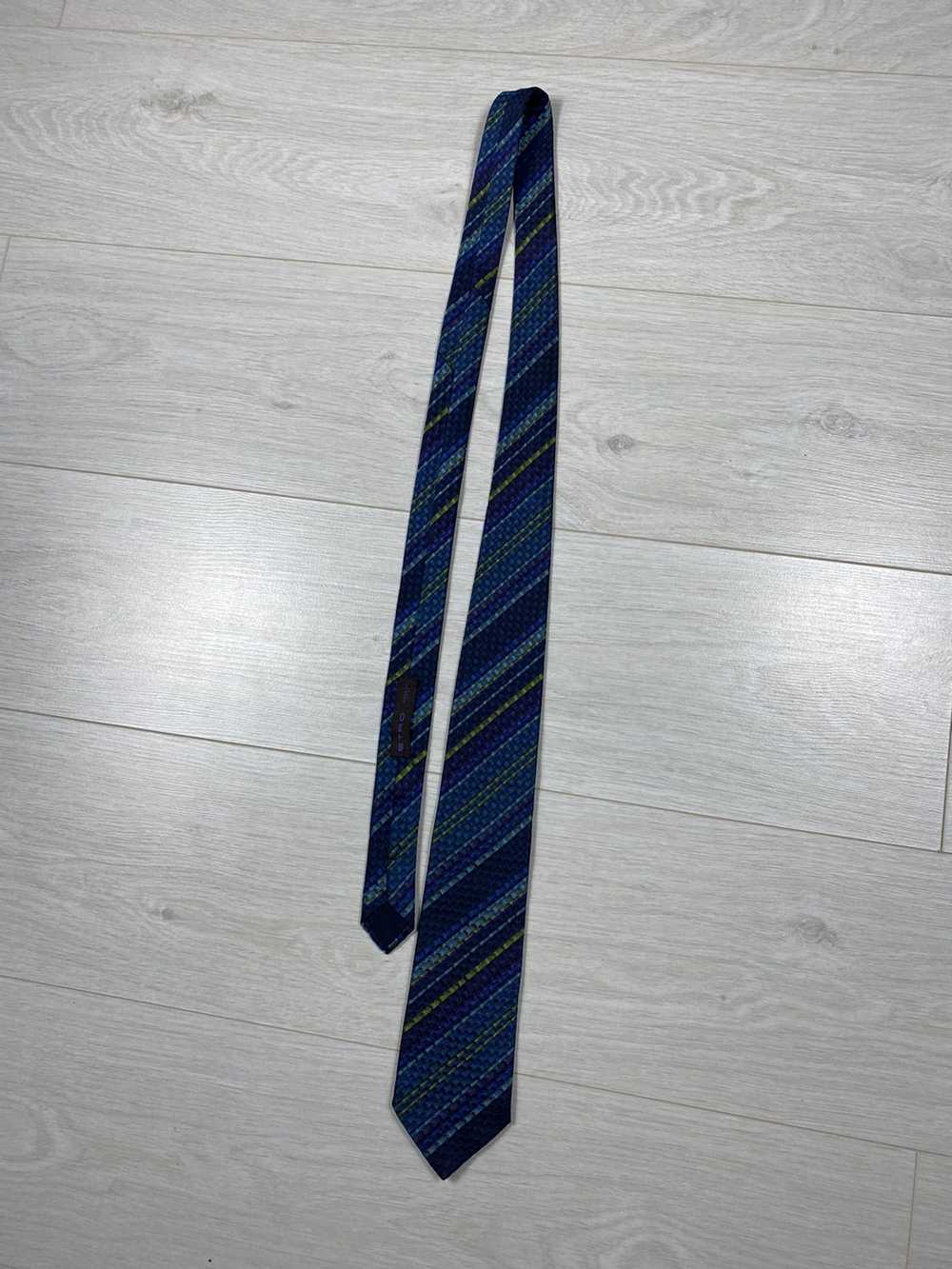 Etro × Luxury × Vintage ETRO Striped Cravatte Tie - image 9
