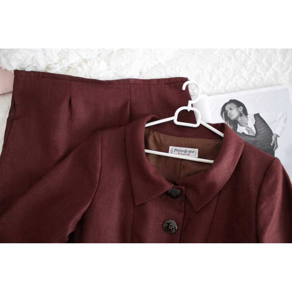 Yves Saint Laurent Linen suit jacket - image 10
