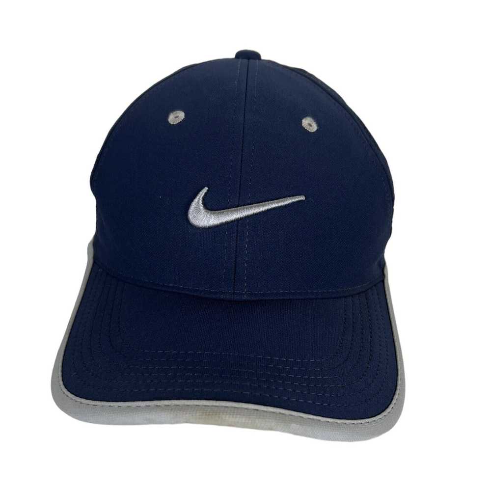 Nike Vintage Nike Blue Hat Cap Soft Bill Hook & L… - image 1