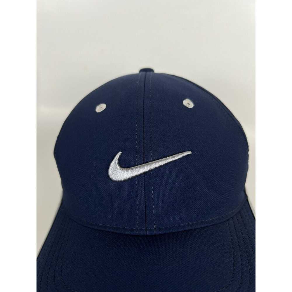 Nike Vintage Nike Blue Hat Cap Soft Bill Hook & L… - image 3