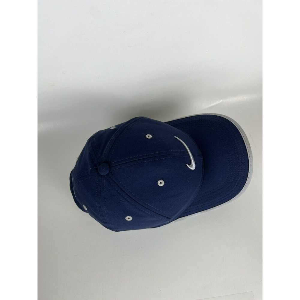 Nike Vintage Nike Blue Hat Cap Soft Bill Hook & L… - image 7