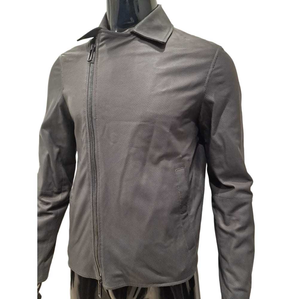 Emporio Armani Leather coat - image 5